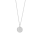 Rhod. Silber Halskette ESTELNOR 12mm Schütze