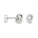 925/- Ohrstecker, rho. Kratzmatt