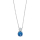 Rhd. Silber Halskette OFELIANOR blau