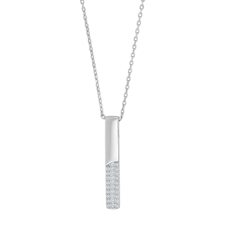 Rhodinierte Silber Halskette ODINENOR