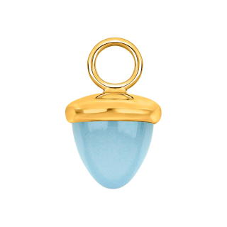 Quarz-Glas Eichelform Farbe35 - vg - Stück