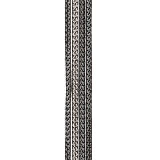 Silber Fuchsschwanz System-Kette 3xoxid+1xSilber