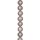 SHAPE Süsswasserperle Kette Grau 45cm