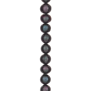 SHAPE Süsswasserperle Armband Schwarz 18cm