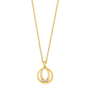 14kt. Anhänger m. 0,015ct W/SI