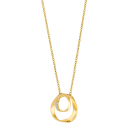 14kt. Anhänger m. 0,015ct W/SI
