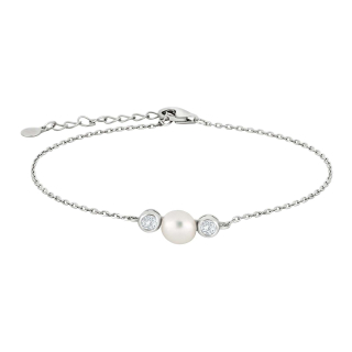 Rhodinierte Silber Armband NOMINOR