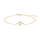 Vergoldet Silber Armband Kleeblatt PAMELANOR