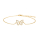 Vergoldet Silber Armband Schmetterling PAMELANOR