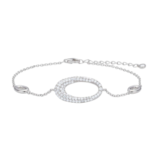 Rhodinierte Silber Armband PARISANOR