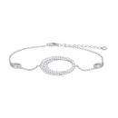 Rhodinierte Silber Armband PARISANOR