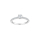 Rhodinierte Silberring 925 ELLENORD 4mm Gr.60