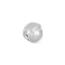 Rhod. Silber Kugel System-Verschlüsse 15mm