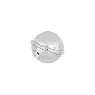 Rhod. Silber Kugel System-Verschlüsse 15mm