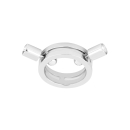 Rhod. Silber Flex System-Verschlüsse