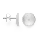 925/- Ohrstecker Sand Matt, Brillanten 0,02