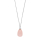 Rhod. Sil. Halskette SWEETS52 Rosenquarz