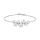 Rhodinierte Silber Armband HONEY52