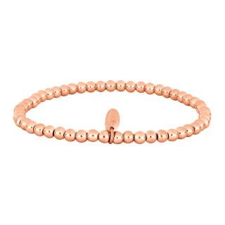 Roséverg. silber Kugelarmband