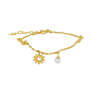 Vergoldet Silber Armband SPACE52