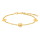 Verg. Silver Armband Kreis ACTOR52