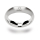 925/- Ring matt., Brillant 0,03ct W-SI