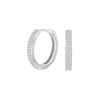 Rhod. Silbercreolen m/cz 20mm
