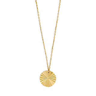 8kt. Goldhalskette
