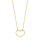 8kt. Gold kette m. herz
