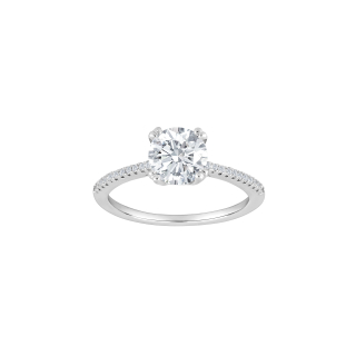 Rhodinierte Silberring 925 ELLENORA Gr.52