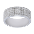 Rhodinierte  Silberring 925 ADINANOR Gr.50