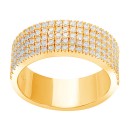 Vergoldet ring ADINANOR Gr.54