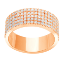 Rosévergoldeter Ring ADINANOR Gr.52