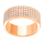 Rosévergoldeter Ring ADINANOR Gr.52