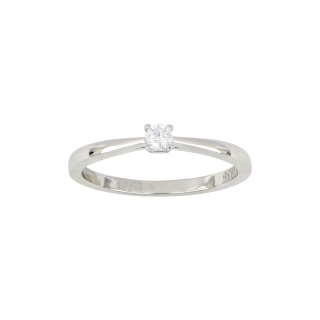 Rhodinierter Silber Ring 3mm HEGENOR Gr.54