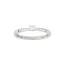 Rhodinierter Silber Ring 3mm HEGENOR Gr.54