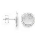 925/- Ohrstecker matt./Gebüstet