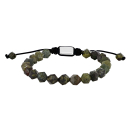 SON Armband dragon blood jasper m.Stahl 8mm