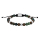 SON Armband moss agate/ilmenite bronzitite m.Stahl 6mm