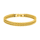 SON Stahl Armband IP gold 23cm