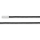 Baumwollband mit 925/- Endkappen schwarz, 100cm