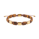 SON Armband yellow tiger eye IP gold