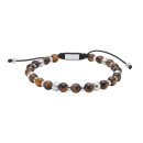 SON Armband yellow tiger eye m.Stahl
