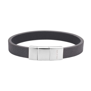 SONArmband schwarzes Kalbsleder 21cm