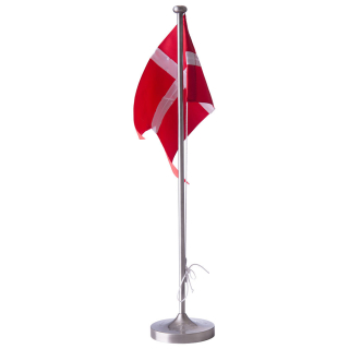Verzinnter Flaggenmast 38,5 cm Taufmotivfuẞ