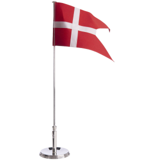 Versilberter Flaggenmast rund - Carl Hansen 40 cm