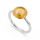 925/- Ring, Teil vg. Kratzmatt/Poliert, 0,02ct