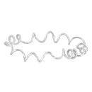Rhod. Silber Armring 65mm