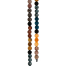 Jaspis, Schwammquarz, Karneol, Lava, Aventurin System-Kette