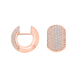 Roséverg. S. System-Creolen m/cz Pippa 17x12mm